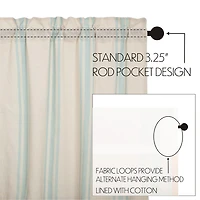 Vhc Brands Grain Sack Rod Pocket Tailored Valance