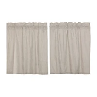 Vhc Brands Hatteras 2-pc. Rod Pocket Window Tier