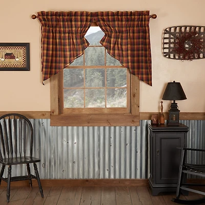 Vhc Brands Heritage Farms Prairie Swg Rod Pocket Tailored Valance