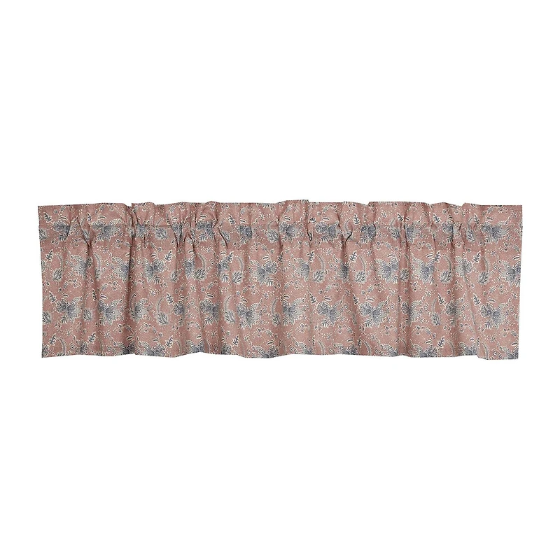 Vhc Brands Kaila Floral Rod Pocket Tailored Valance