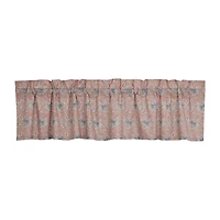 Vhc Brands Kaila Floral Rod Pocket Tailored Valance