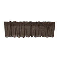 Vhc Brands Kettle Grove Plaid Rod Pocket Scallop Valance