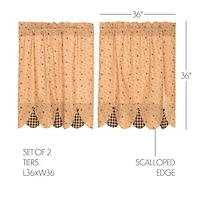 Vhc Brands Maisie 2-pc. Rod Pocket Window Tier