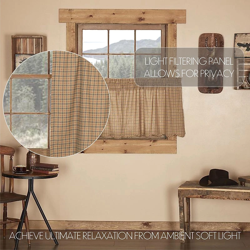 Vhc Brands Millsboro 2-pc. Rod Pocket Window Tier