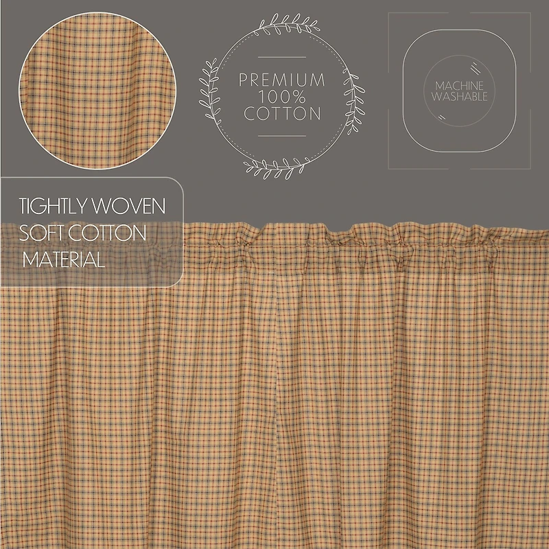Vhc Brands Millsboro Rod Pocket Scallop Valance