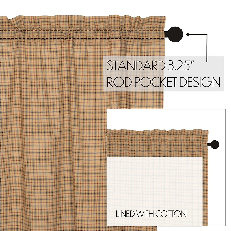 Vhc Brands Millsboro Rod Pocket Scallop Valance
