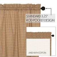Vhc Brands Millsboro Rod Pocket Scallop Valance