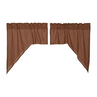 Vhc Brands Patriotic Patch Swag Rod Pocket Tailored Valance