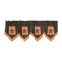 Vhc Brands Patriotic Patch Pointed Rod Pocket Scallop Valance