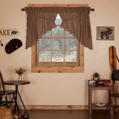 Vhc Brands Prescott Prairie Swag Rod Pocket Scallop Valance