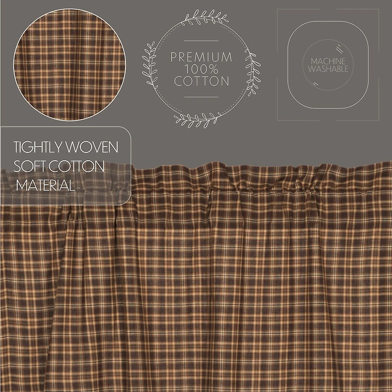 Vhc Brands Prescott Prairie Swag Rod Pocket Scallop Valance