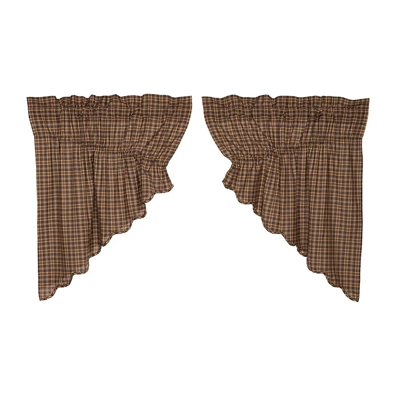 Vhc Brands Prescott Prairie Swag Rod Pocket Scallop Valance
