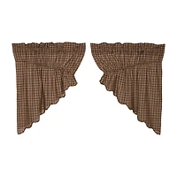Vhc Brands Prescott Prairie Swag Rod Pocket Scallop Valance