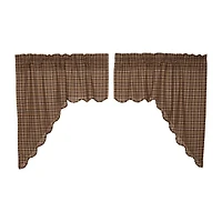 Vhc Brands Prescott Swag Rod Pocket Scallop Valance