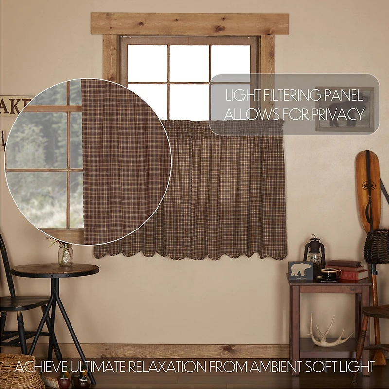 Vhc Brands Prescott 2-pc. Rod Pocket Window Tier