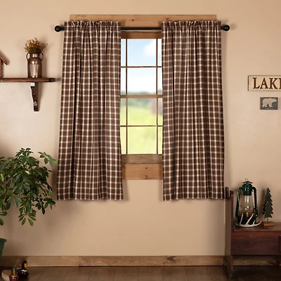 Vhc Brands Rory Rod Pocket Light-Filtering Set of 2 Curtain Panel