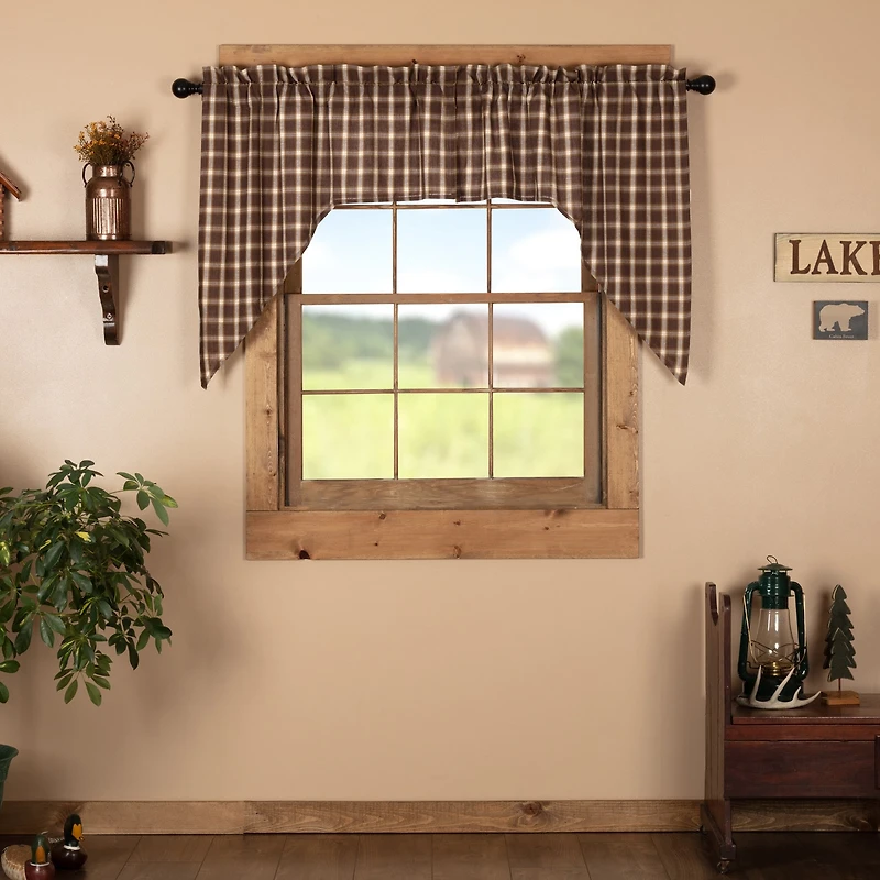 Vhc Brands Rory Swag Rod Pocket Tailored Valance