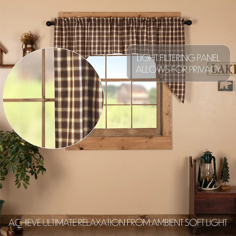 Vhc Brands Rory Swag Rod Pocket Tailored Valance