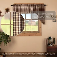 Vhc Brands Rory Swag Rod Pocket Tailored Valance