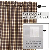 Vhc Brands Rory Swag Rod Pocket Tailored Valance