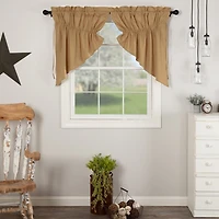 Vhc Brands Simple Life Prairie Swag Rod Pocket Tailored Valance
