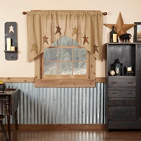 Vhc Brands Stratton Swag Rod Pocket Tailored Valance