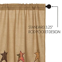 Vhc Brands Stratton Swag Rod Pocket Tailored Valance