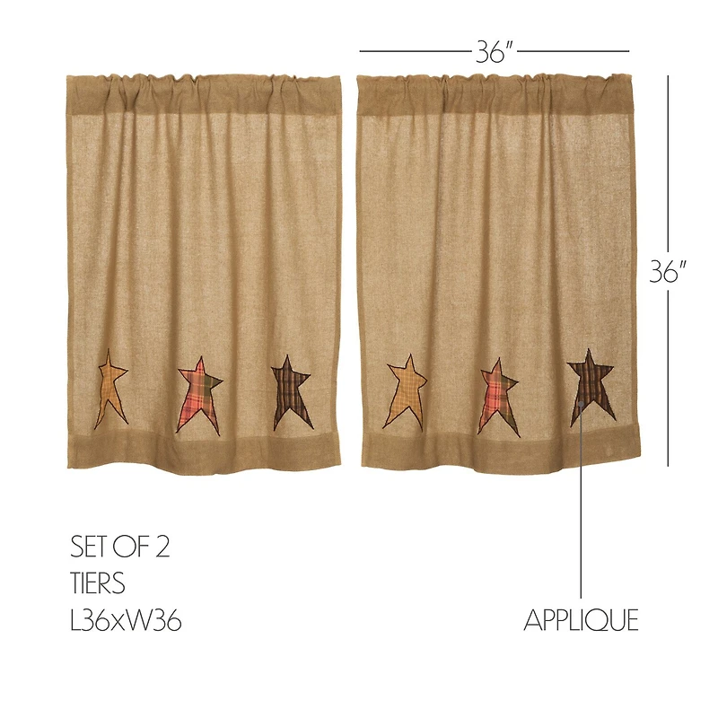 Vhc Brands Stratton 2-pc. Rod Pocket Window Tier