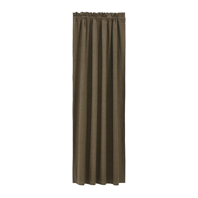 Vhc Brands Tea Cabin Rod Pocket Blackout Single Curtain Panel