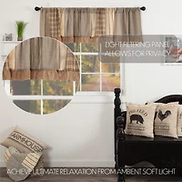 Vhc Brands Sawyer Patchwork Rod Pocket Tailored Valance