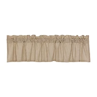 Vhc Brands Sawyer Ticking Rod Pocket Tailored Valance