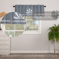 Vhc Brands Sawyer Windmill Rod Pocket Tailored Valance