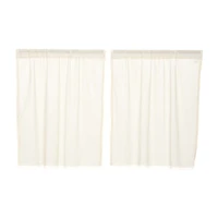 Vhc Brands Tobacco Cloth 2-pc. Rod Pocket Window Tier