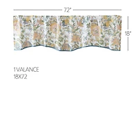 Vhc Brands Wilder Rod Pocket Scallop Valance