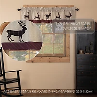 Vhc Brands Wyatt Deer Rod Pocket Tailored Valance