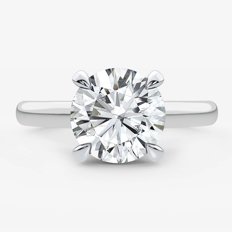 2 1/5 CT. T.W. (G-H / SI1-SI2) Lab-Grown Diamond Solitaire Engagement Ring 14K Gold