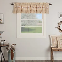 Vhc Brands Ashmont Cotton Bol Rod Pocket Tailored Valance