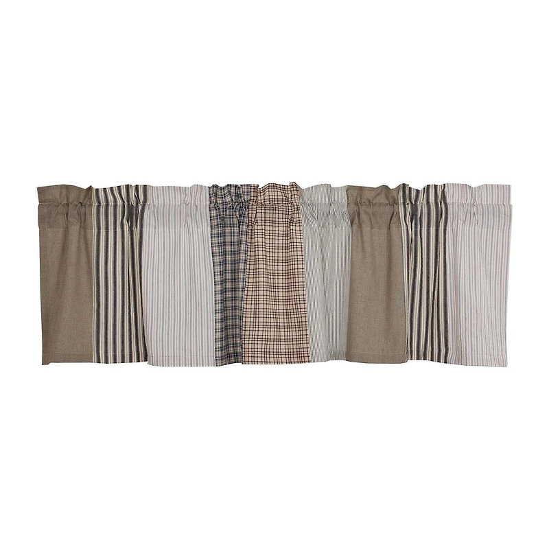 Vhc Brands Ashmont Patchwork Rod Pocket Tailored Valance