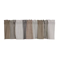 Vhc Brands Ashmont Patchwork Rod Pocket Tailored Valance