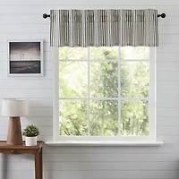 Vhc Brands Ashmont Ticking Rod Pocket Tailored Valance