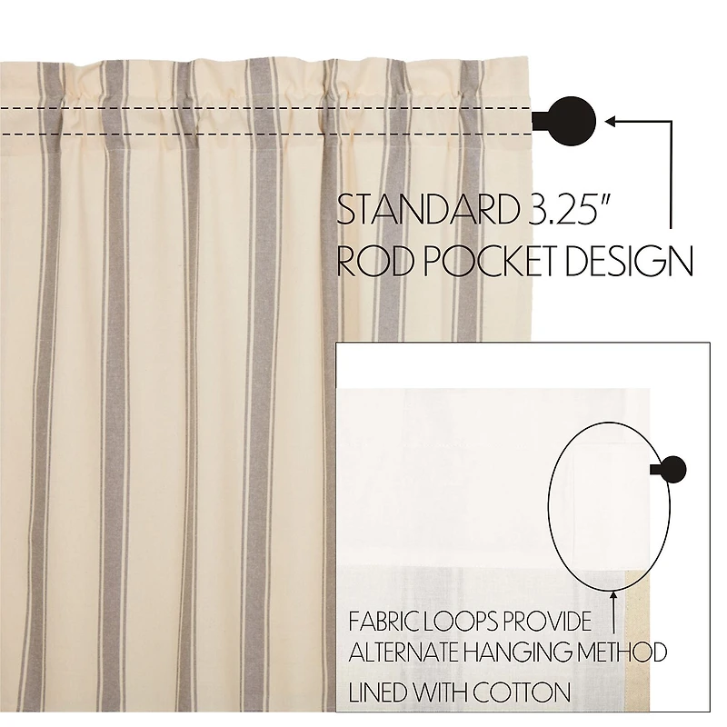 Vhc Brands Grace 2-pc. Rod Pocket Window Tier