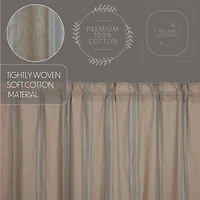 Vhc Brands Grain Sack Swag Rod Pocket Tailored Valance