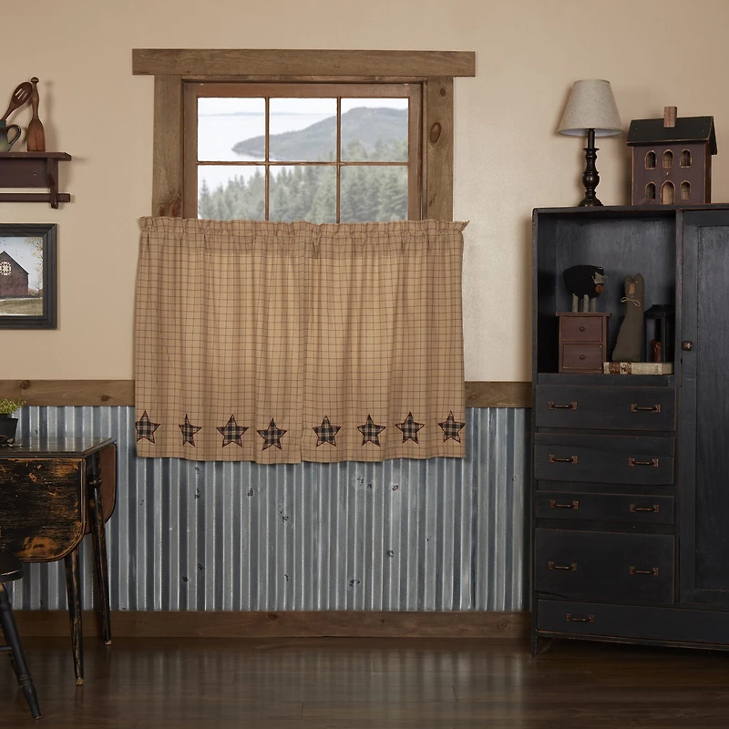 Vhc Brands Bingham Star 2-pc. Rod Pocket Window Tier