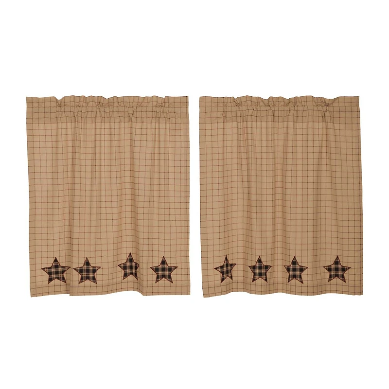 Vhc Brands Bingham Star 2-pc. Rod Pocket Window Tier
