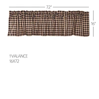 Vhc Brands Bingham Star Rod Pocket Tailored Valance