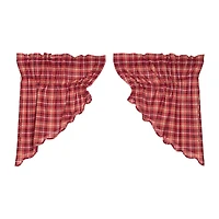 Vhc Brands Braxton Prairie Swag Rod Pocket Scallop Valance