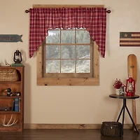 Vhc Brands Braxton Swag Rod Pocket Scallop Valance