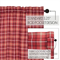 Vhc Brands Braxton Swag Rod Pocket Scallop Valance