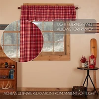 Vhc Brands Braxton Rod Pocket Scallop Valance