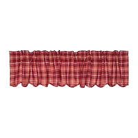 Vhc Brands Braxton Rod Pocket Scallop Valance